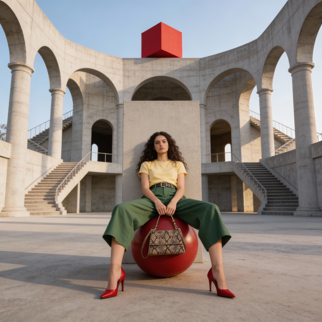 INFINITY CLASSIC Brown SATCHEL BAG