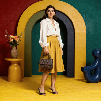 INFINITY CLASSIC Coffee SATCHEL BAG