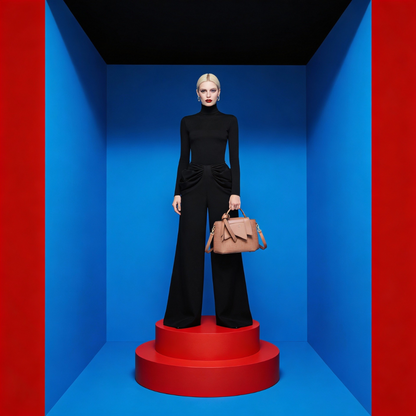 EMPORIO LUXE Peach HANDBAG