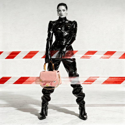 INFINITY FLORAL Pink SATCHEL BAG