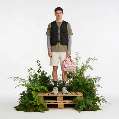 EMPORIO Pink SATCHEL BAG