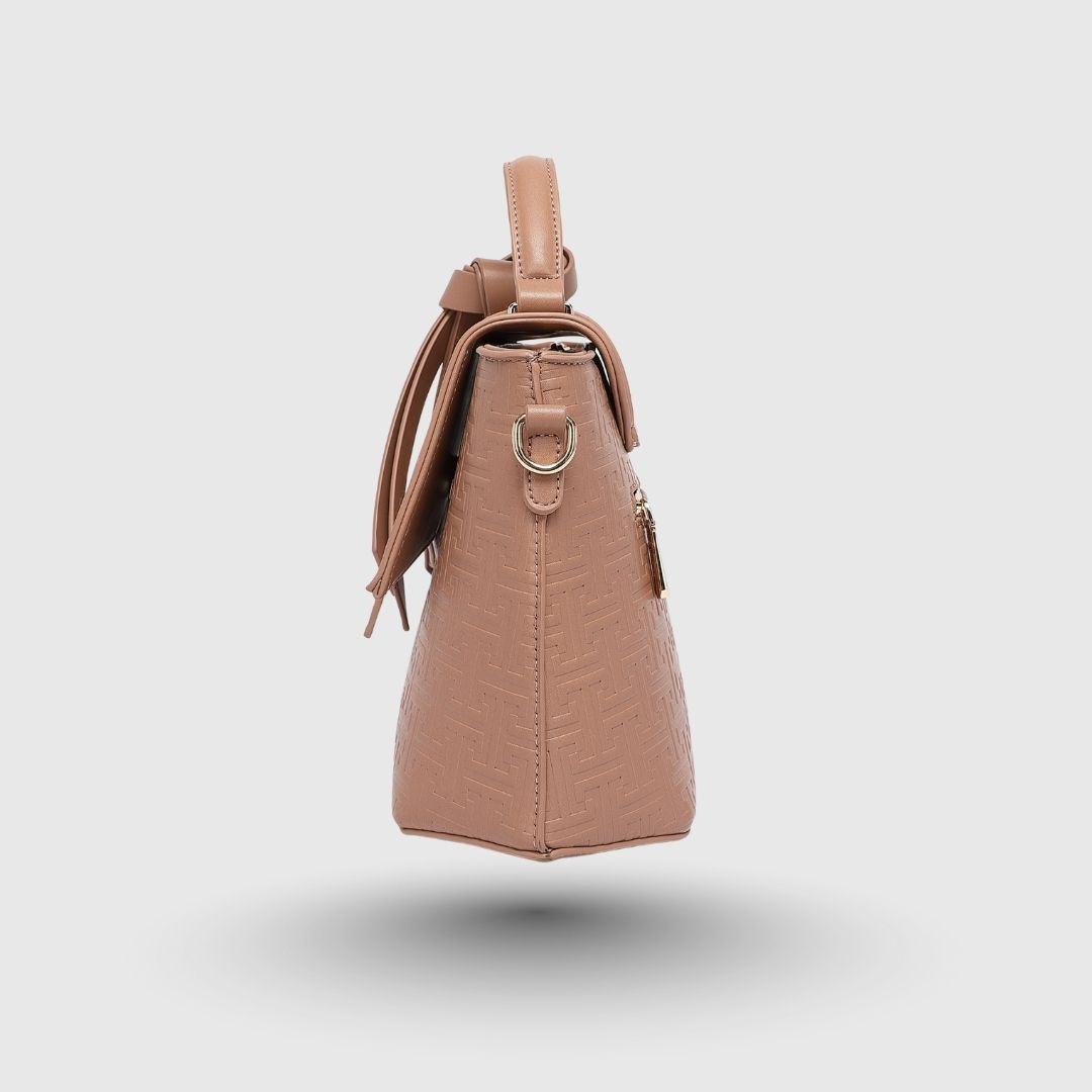EMPORIO LUXE Peach HANDBAG