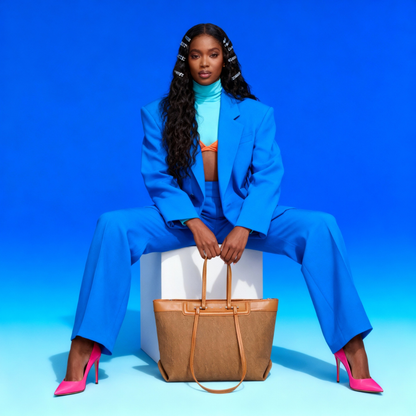 CLASSIC HAZEL Yellow TOTE BAG