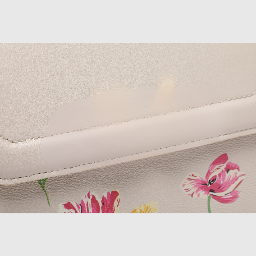 INFINITY FLORAL Off White SATCHEL BAG