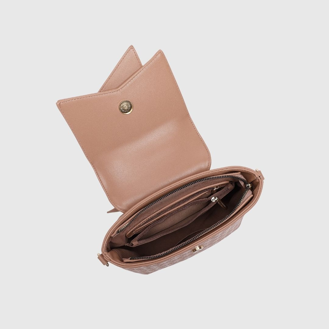 EMPORIO LUXE Peach HANDBAG