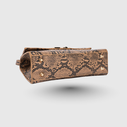 INFINITY CLASSIC Brown SATCHEL BAG