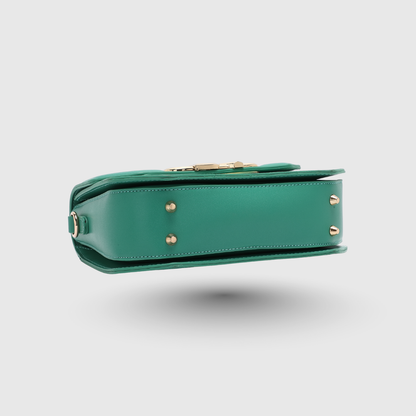 INFINITY FLORAL Green SATCHEL BAG