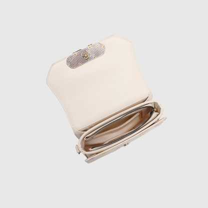 INFINITY FLORAL Off White SATCHEL BAG