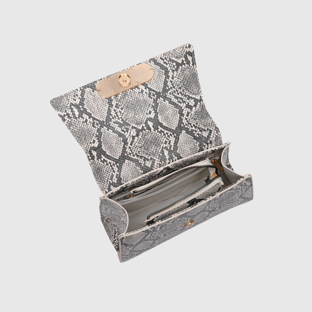 INFINITY CLASSIC Grey SATCHEL BAG