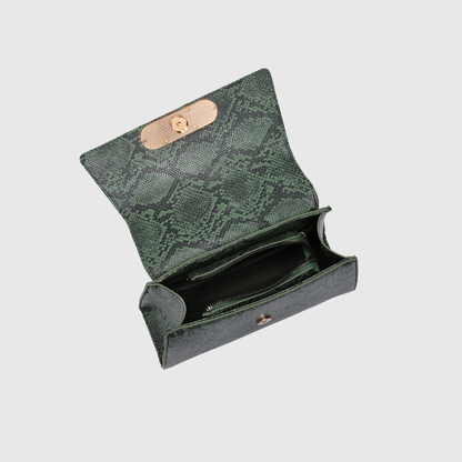 INFINITY CLASSIC Green SATCHEL BAG