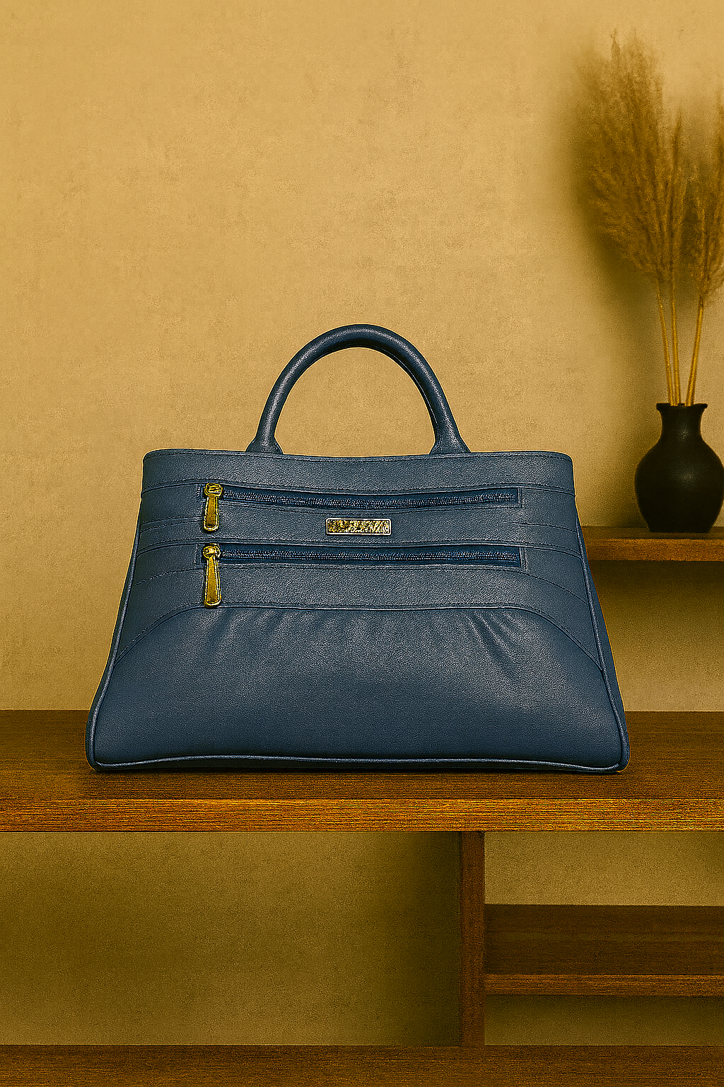 Teal Luxe Shoulder Handbag