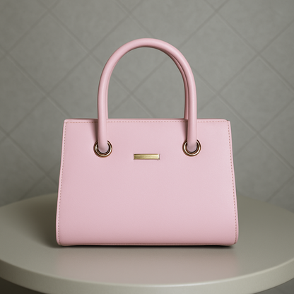 Caramel Pink Structured Tote HandBags For Women– Premium Everyday Handbag