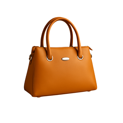 Caramel Brown Structured Tote Handbags For Women– Premium Everyday Handbag