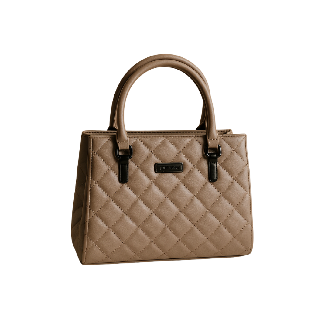 Aurora Luxe Bag Quilted Tote HandBag for Women-Elegant PU Leather Handbag