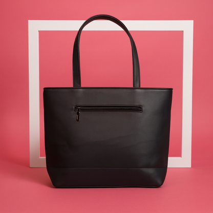 Elegant Black Quilted Handbag for Women