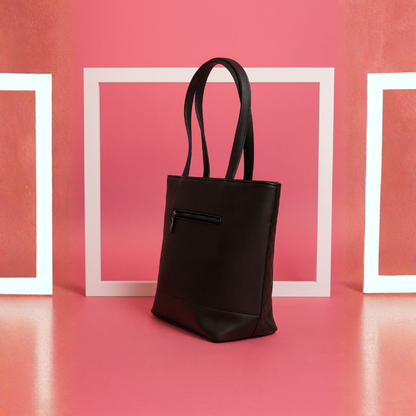 Elegant Black Quilted Handbag for Women