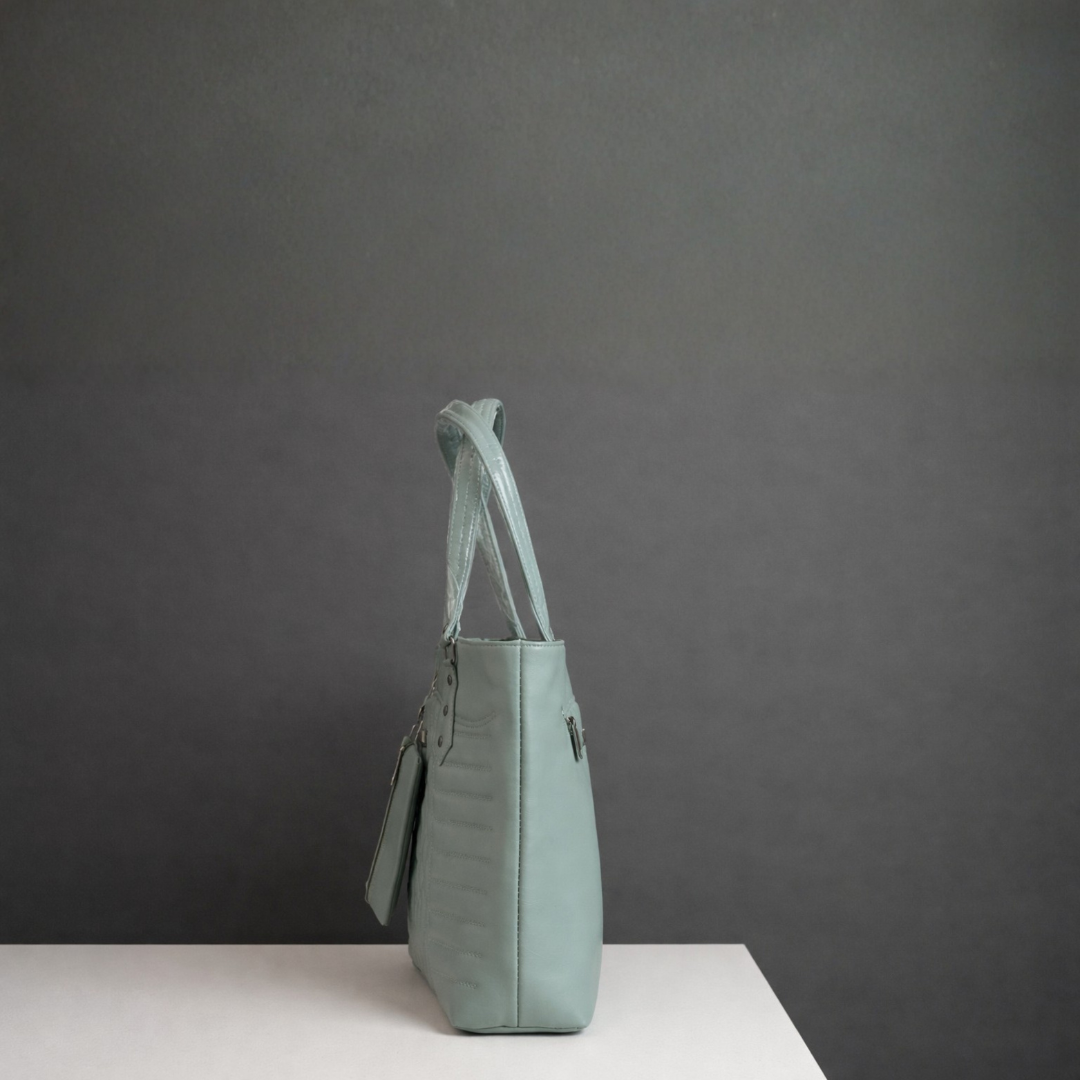 Soft Green Elegant Shoulder Bag