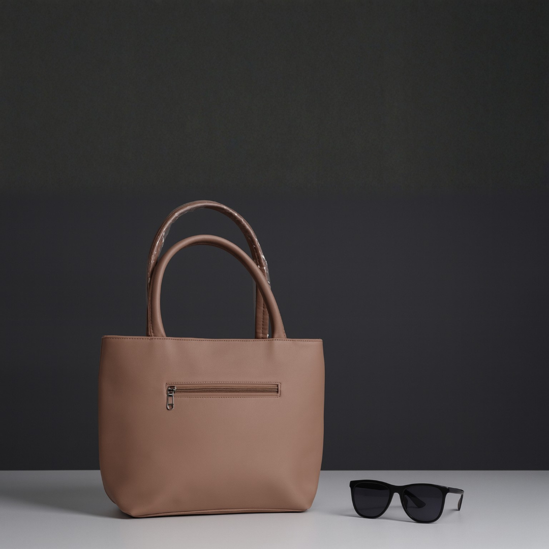 Minimal Tan Everyday Handbag