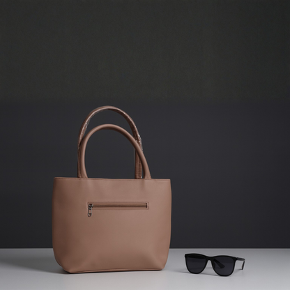 Minimal Tan Everyday Handbag