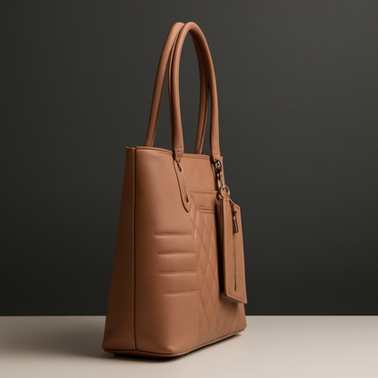 Minimal Tan Everyday Handbag