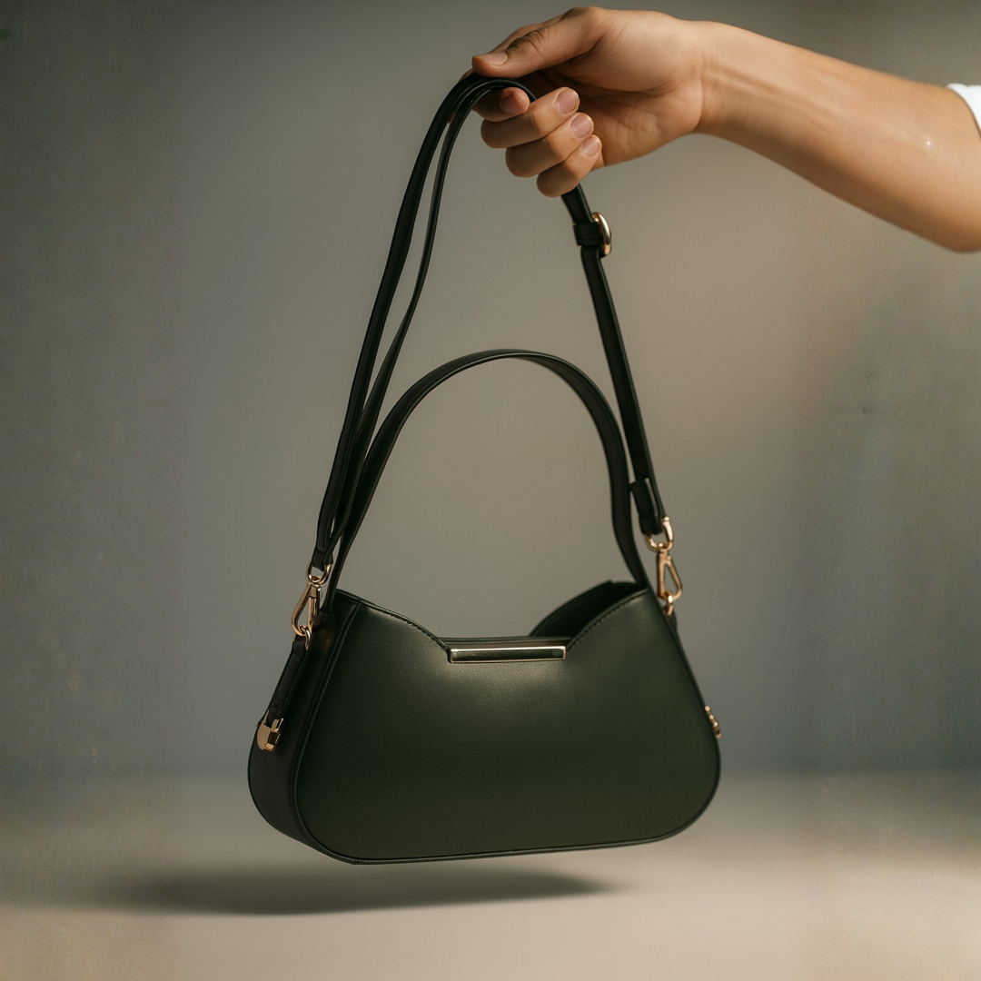 Trendy Green Mini Shoulder Sling Bag for Women