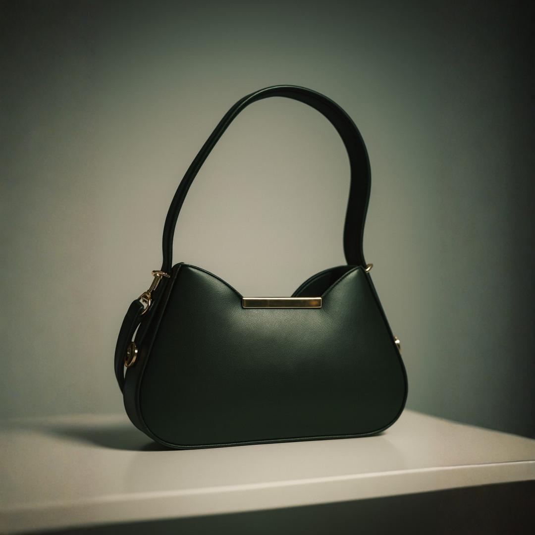 Trendy Green Mini Shoulder Sling Bag for Women