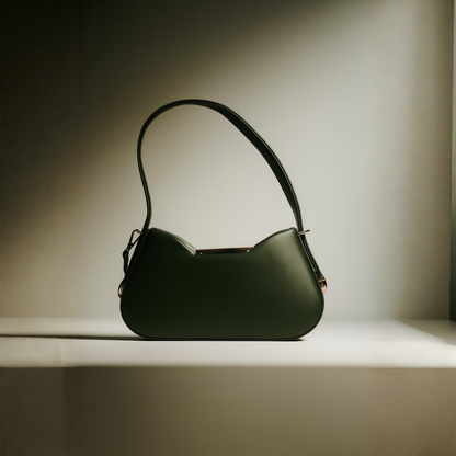 Trendy Green Mini Shoulder Sling Bag for Women