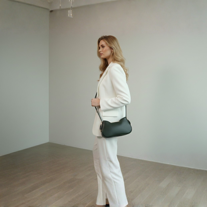 Trendy Green Mini Shoulder Sling Bag for Women