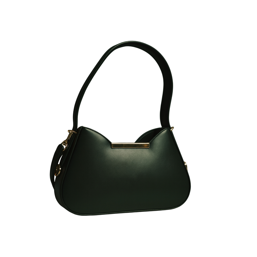 Trendy Green Mini Shoulder Sling Bag for Women