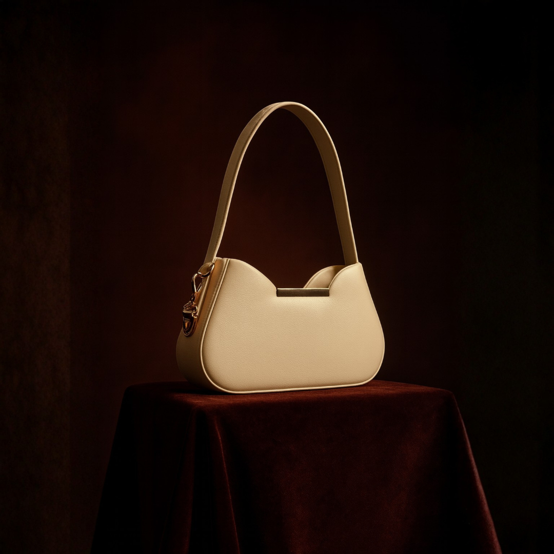 Trendy Cream Mini Shoulder Sling Bag for Women
