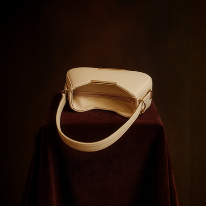 Trendy Cream Mini Shoulder Sling Bag for Women