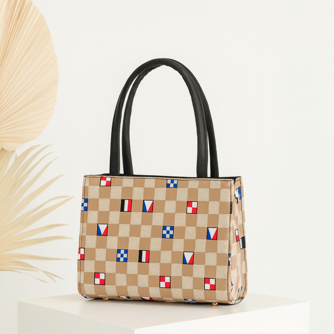 Classic Checkered Chic Everyday Handbag