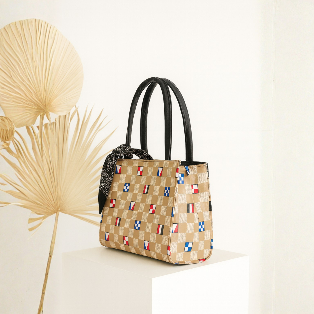 Classic Checkered Chic Everyday Handbag