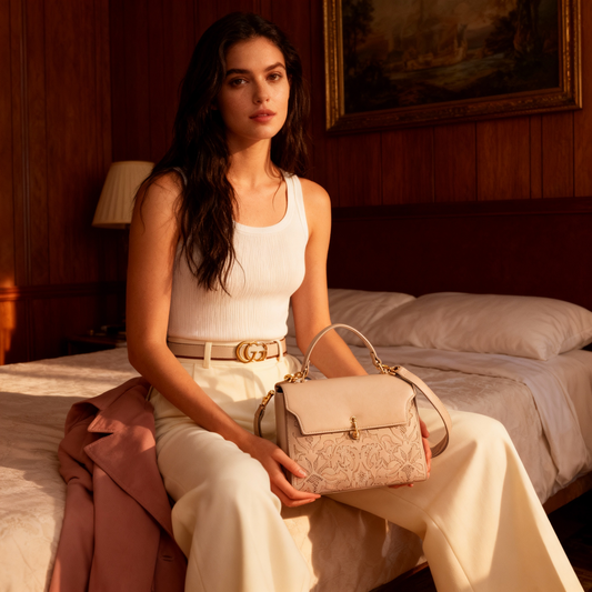 EMPORIO MESSENGER B Khaki HANDBAG